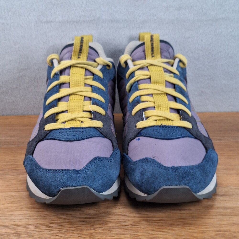 Merrell Alpine Women's 8 EU 38.5 Sneakers Navy Poseidon Suede Retro Casual - Picture 2 of 10